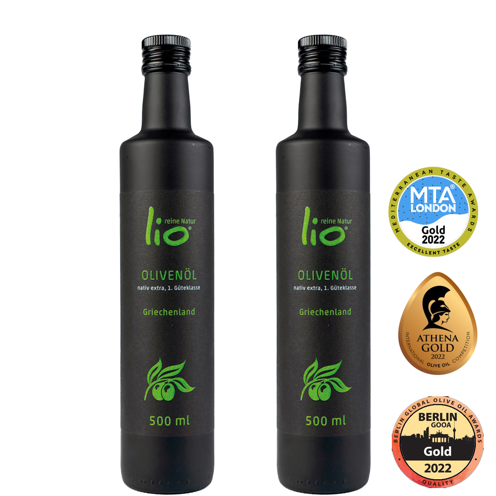 Bild 1 von Lio Natural Olivenöl Nativ 500 ml (Griechenland), 2er pack