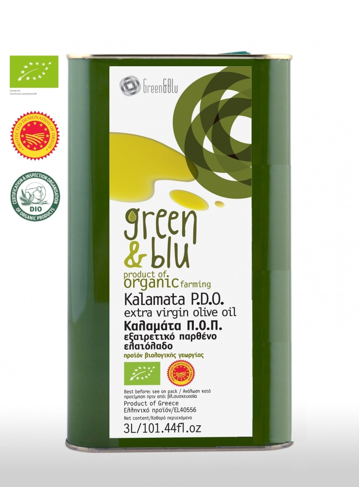 Bild 1 von Green & Blu, Bio Olivenöl extra Virgin, 3.000 ml (Griechenland)