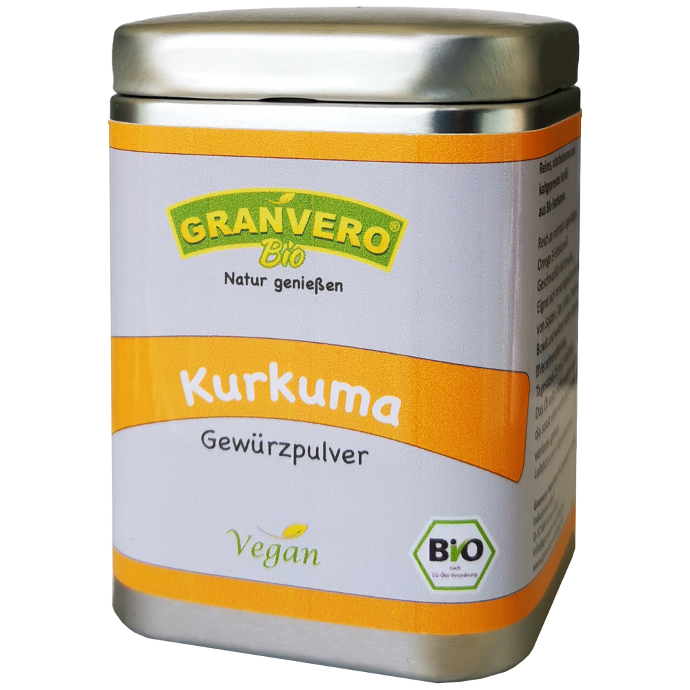 Bild 1 von Granvero® Bio Kurkumapulver, 80 g