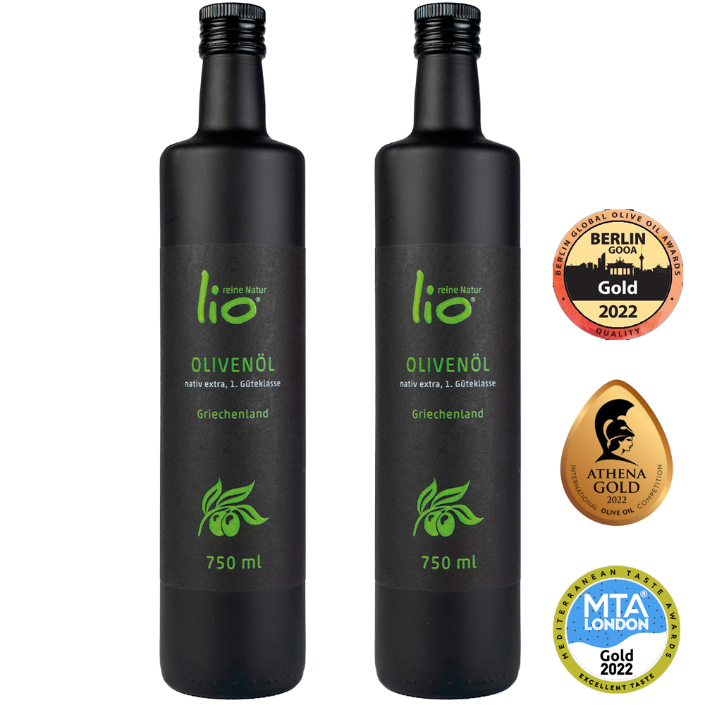 Bild 1 von Lio Natural Olivenöl Nativ 750 ml (Griechenland) 2er Pack