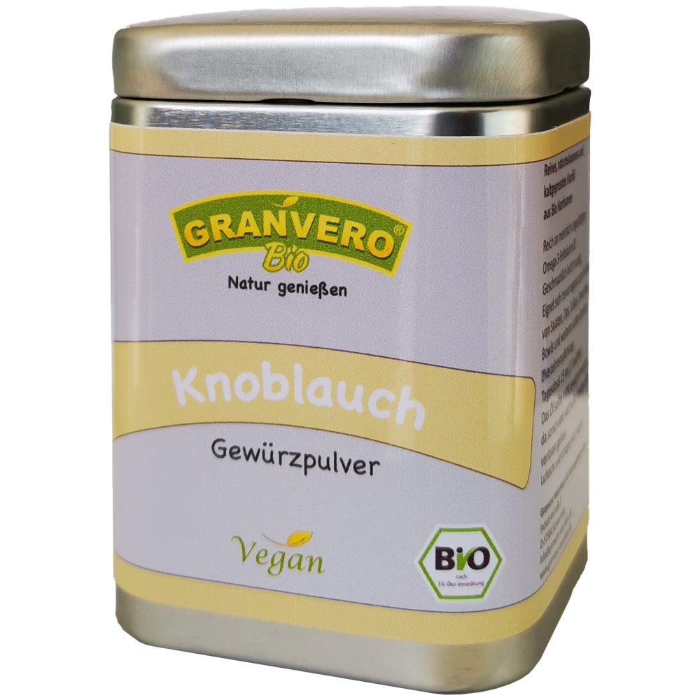 Bild 1 von Granvero® Bio Knoblauchpulver, 120 g