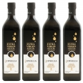 Ophellia Olivenöl, Extra Nativ, kaltgepresst, aus der Koroneiki Olive, 4 x 1,0 Liter