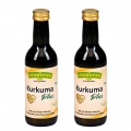 Granvero® Bio Kurkuma Plus, 100% Direktsaft, 2 x 250 ml