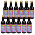 GRANVERO® Bio INGWER-SHOT Traube-schwarze Johannisbeere, 12 x 250 ml